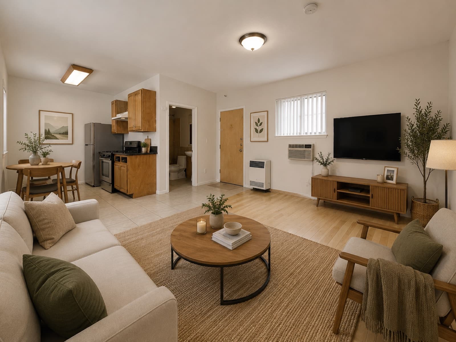 Unit 202 living room