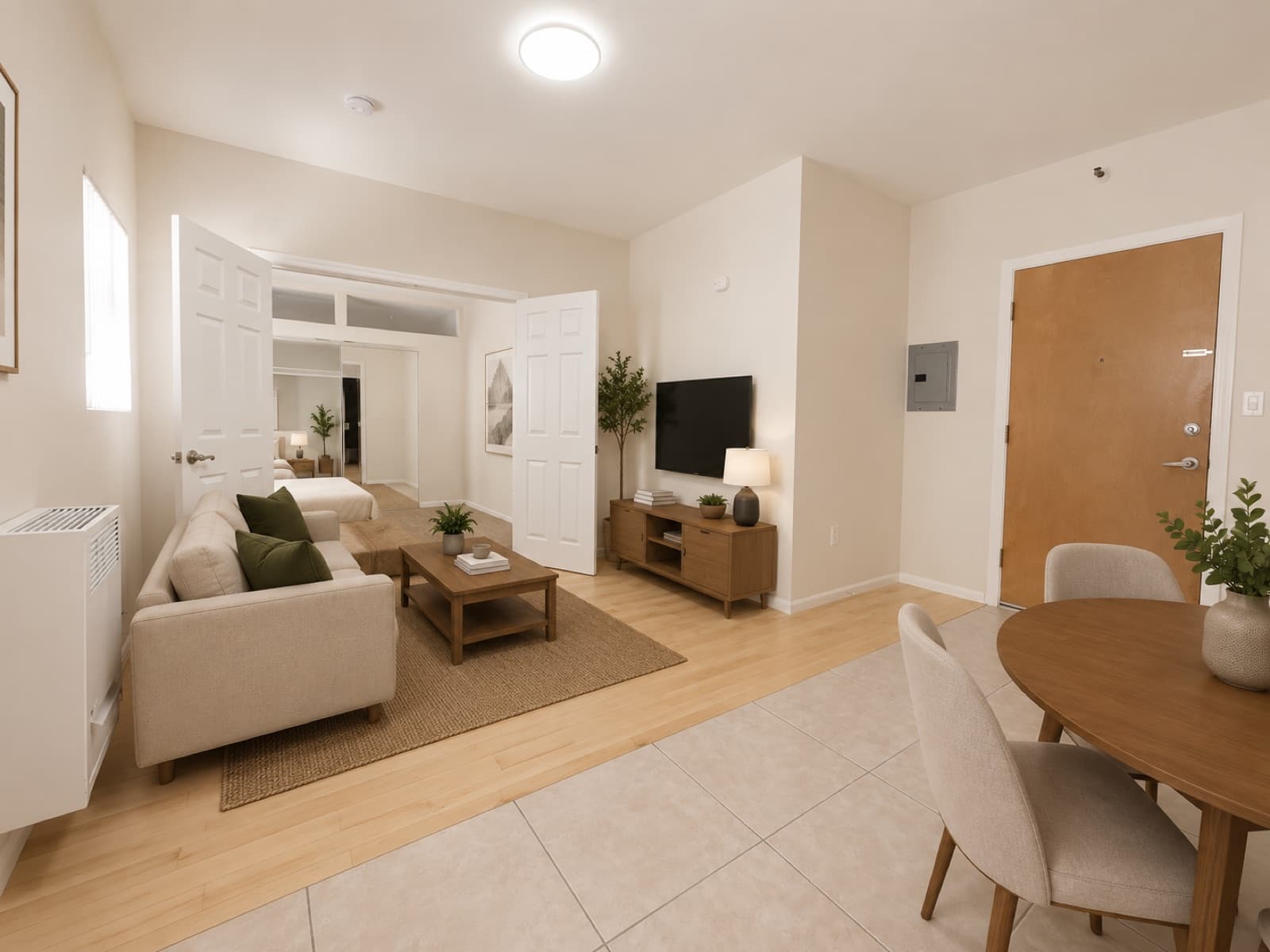 Unit 204 living room